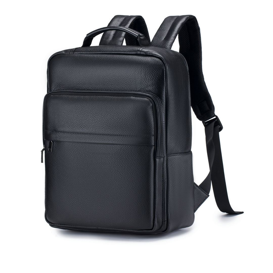 Leather Work Rucksack - Ransel Perjalanan Kulit Asli Pria, Tas