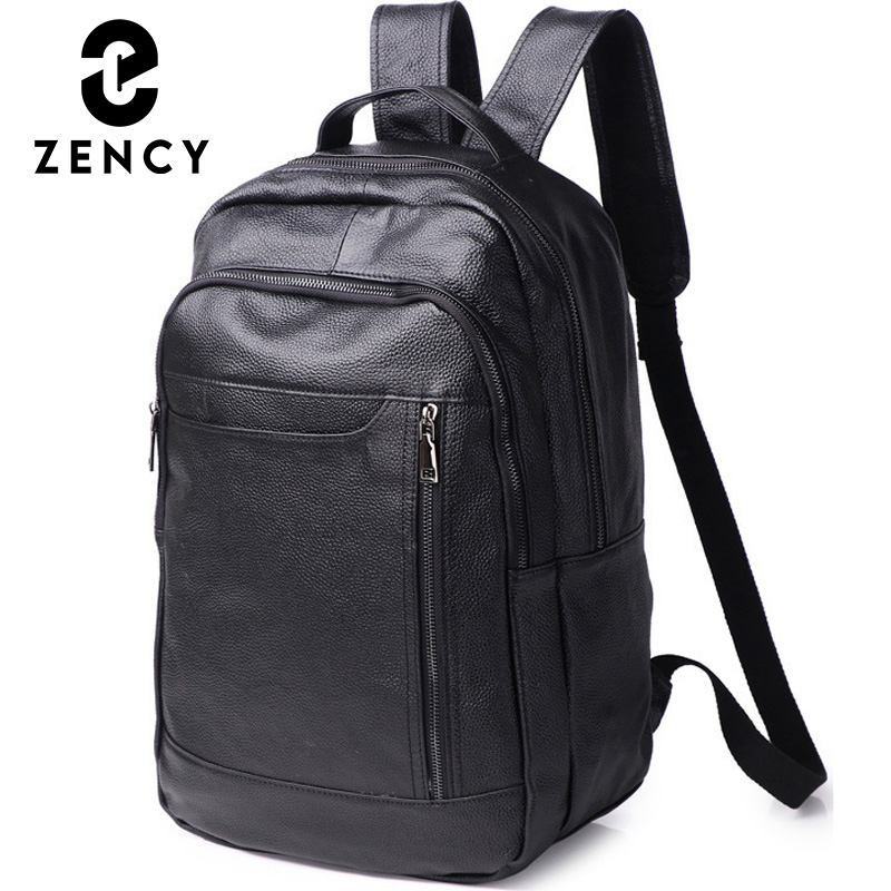 Leather Work Rucksack - Zency Ransel Lembut Kulit Asli Kapasitas
