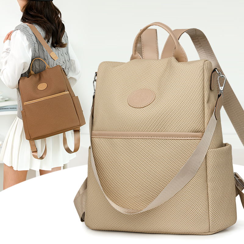 Leather Work Rucksack - Ransel Perjalanan Anti Maling Trendi untuk