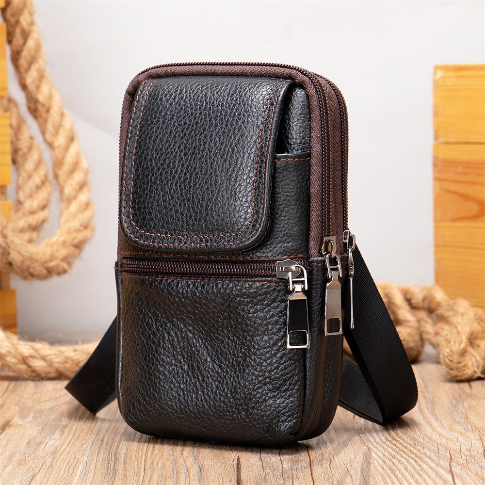 Leatherwork Fasteners - Tas Selempang Kasual Serbaguna, Tas Pinggang
