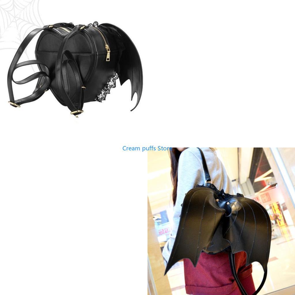 Leather Work Rucksack - Ransel Renda Sayap Kelelawar Trendi 50LE