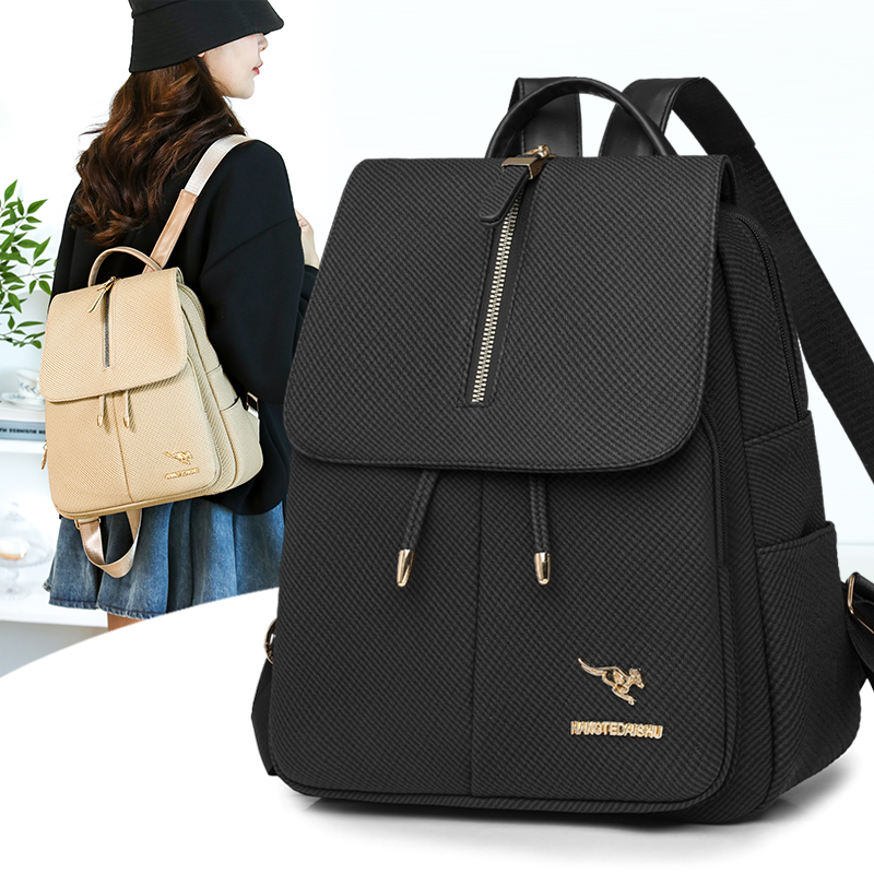 Ransel Perjalanan Wanita Tahan - Leather Work Rucksack ulasan dan harga