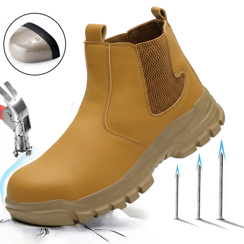Sepatu Keselamatan Pria Tahan  - Leather Work Factory ulasan dan harga