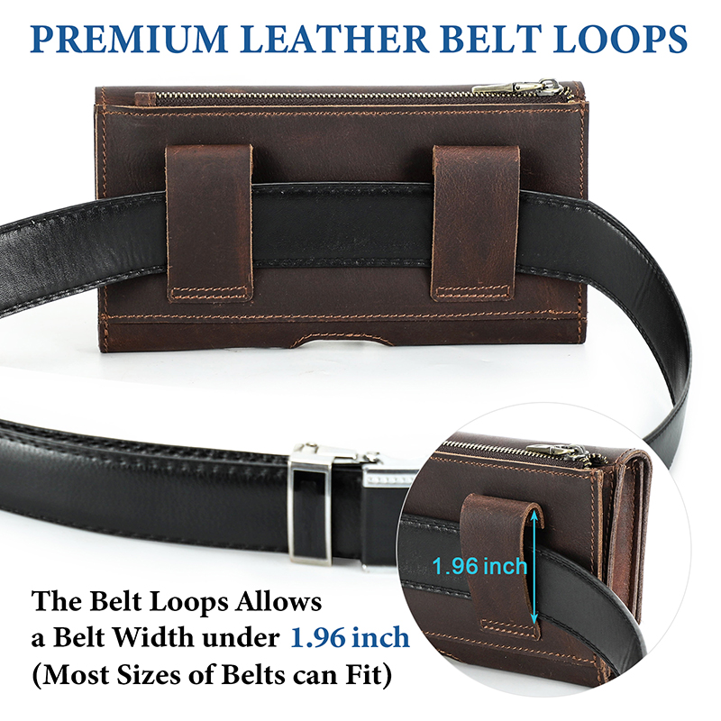 Tas Pinggang ponsel kulit sapi - Leatherwork Fasteners ulasan dan harga