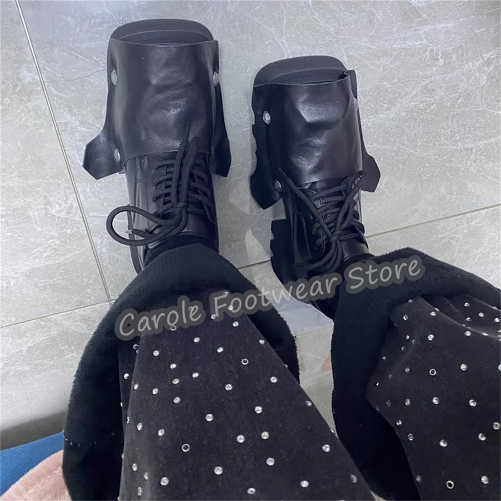 Sepatu Derby Pria Model Fashio - Leatherwork Rivets ulasan dan harga
