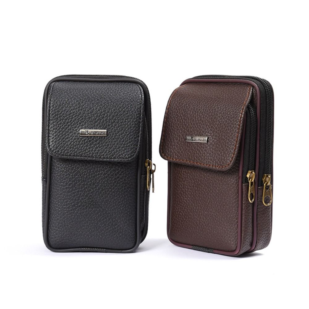 Tas Pinggang Pria Kulit PU Kas - Leatherwork Fasteners ulasan dan harga
