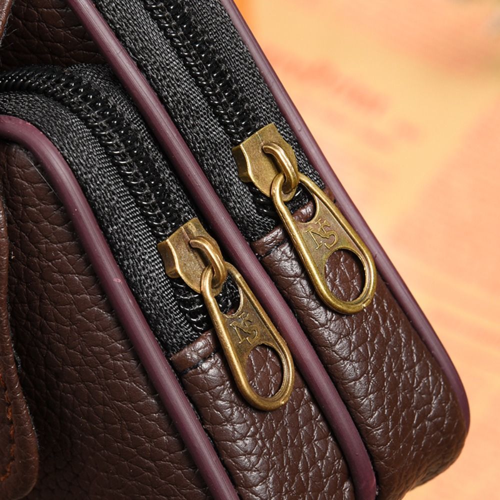 Tas Pinggang Pria Kulit PU Kas - Leatherwork Fasteners ulasan dan harga
