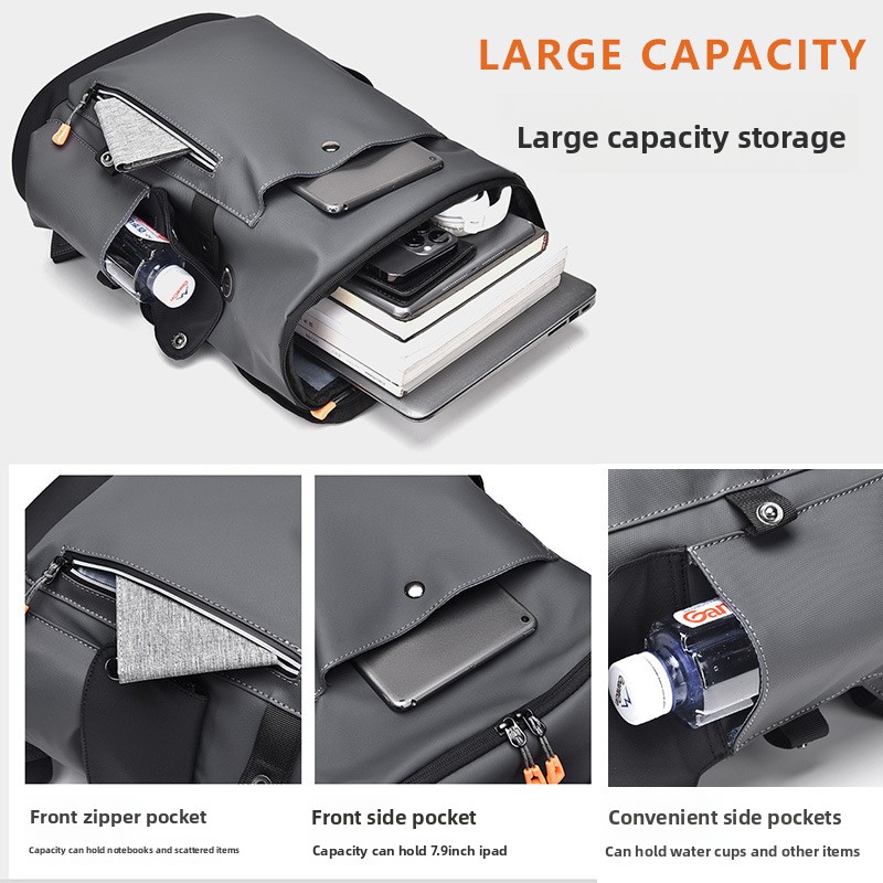 Ransel Laptop Kapasitas Besar  - Leather Work Rucksack ulasan dan harga