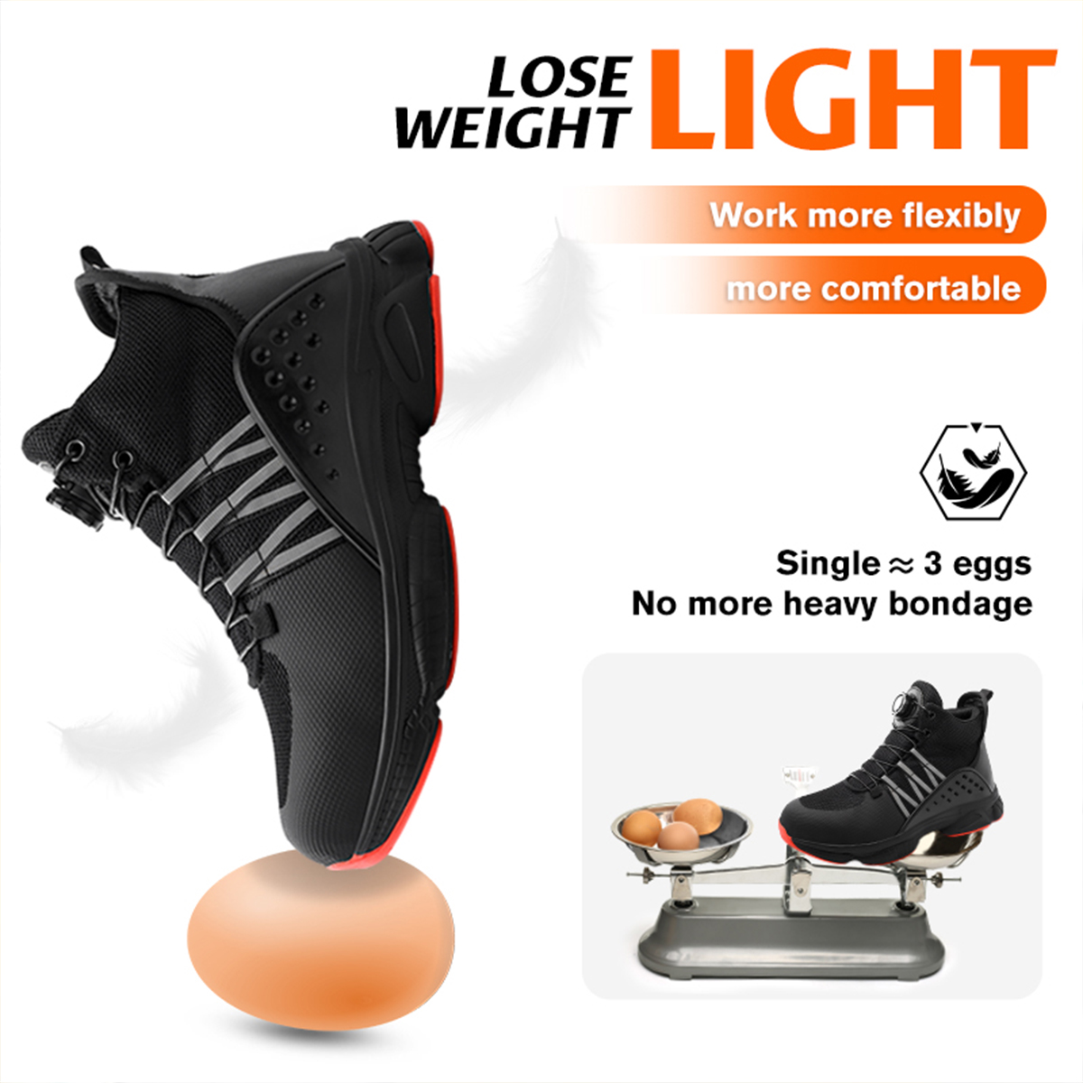 Sepatu Keselamatan Pria, Sepat - Leather Work Factory ulasan dan harga