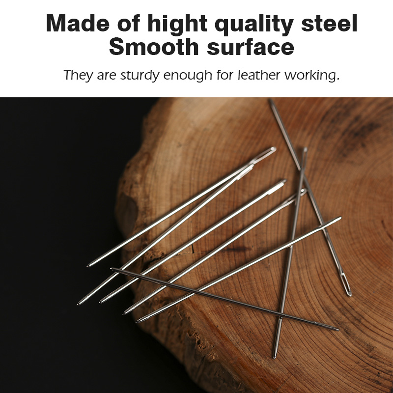 WUTA 24 Buah Mata Besar Jarum  - Leather Needle Harness ulasan dan harga