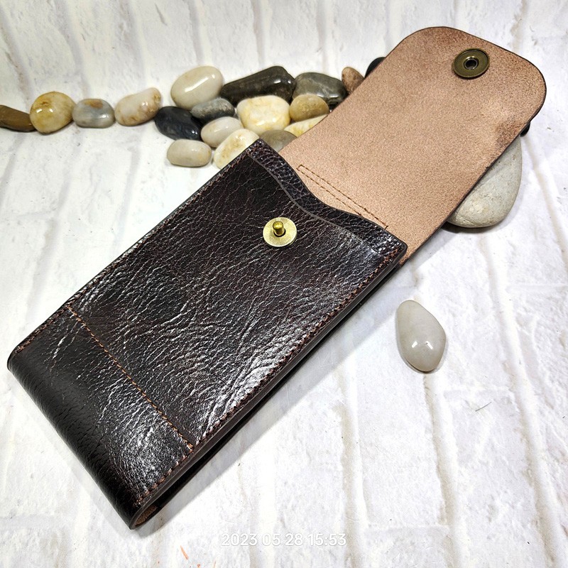 Tas Pinggang ponsel kulit asli - Leatherwork Fasteners ulasan dan harga