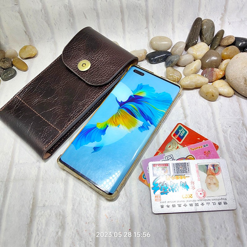 Tas Pinggang ponsel kulit asli - Leatherwork Fasteners ulasan dan harga