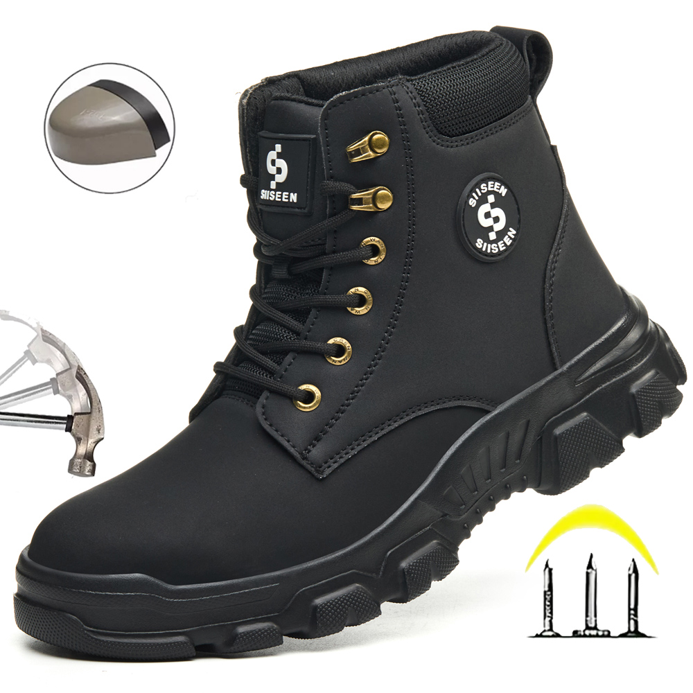 Sepatu Keselamatan Pria dengan - Leather Work Factory ulasan dan harga