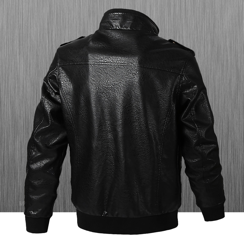 Jaket Kulit Biker Slim Fit Pri - Leather Work Jacket ulasan dan harga