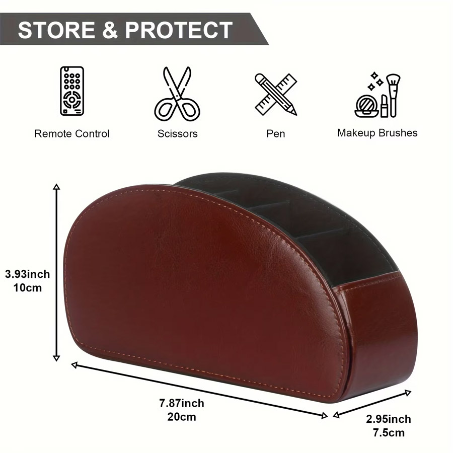1Pc Kotak Penyimpanan Desktop  - Leatherwork Table ulasan dan harga