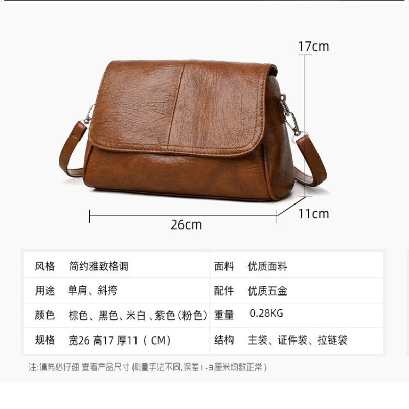 Tas Selempang Kulit Imitasi Le - Leatherwork Fasteners ulasan dan harga