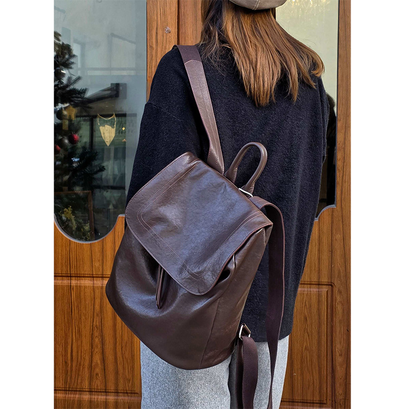 Tas Ransel Kulit Sapi Asli Lap - Leather Work Rucksack ulasan dan harga