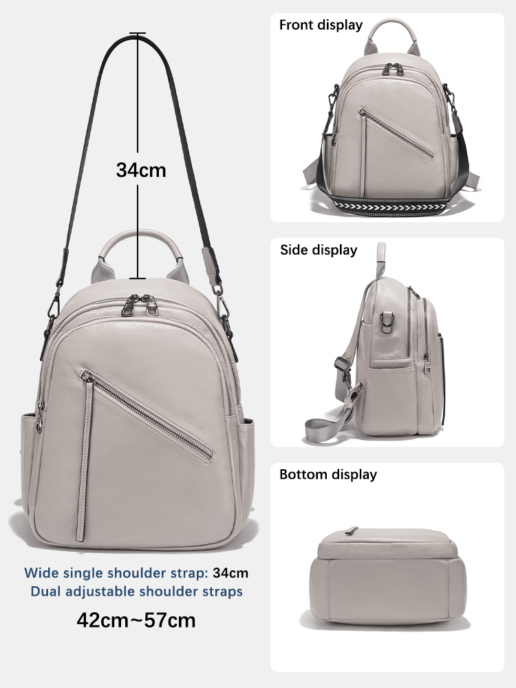 Zency Tas Ransel Kulit Asli Wa - Leather Work Rucksack ulasan dan harga