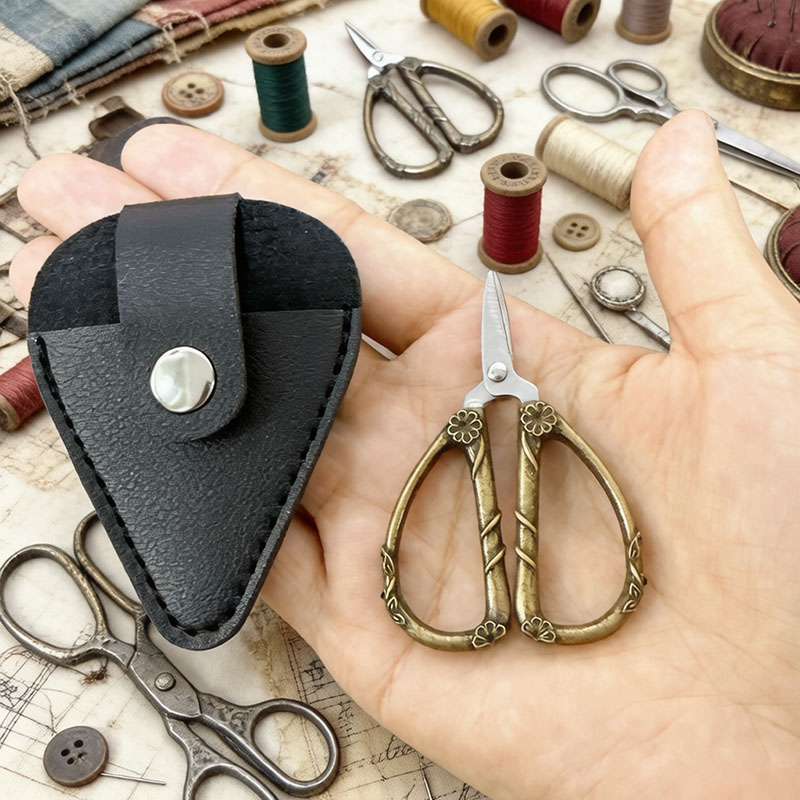 Gunting Mini Vintage Baja Taha - Leatherwork Art ulasan dan harga