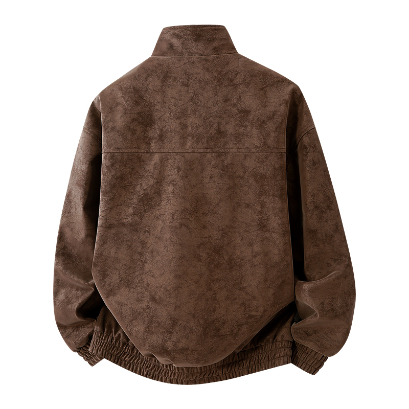 Jaket Kulit Pria Model Tie-dye - Leather Work Jacket ulasan dan harga