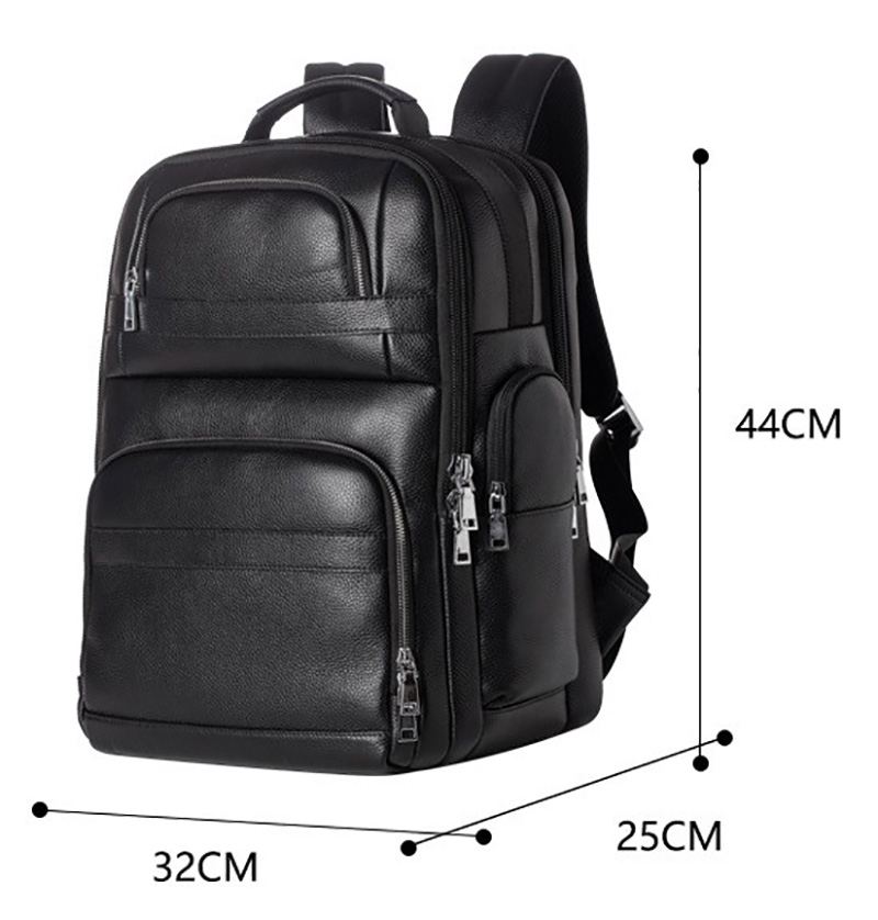 Luufan ransel kulit asli, rans - Leather Work Rucksack ulasan dan harga