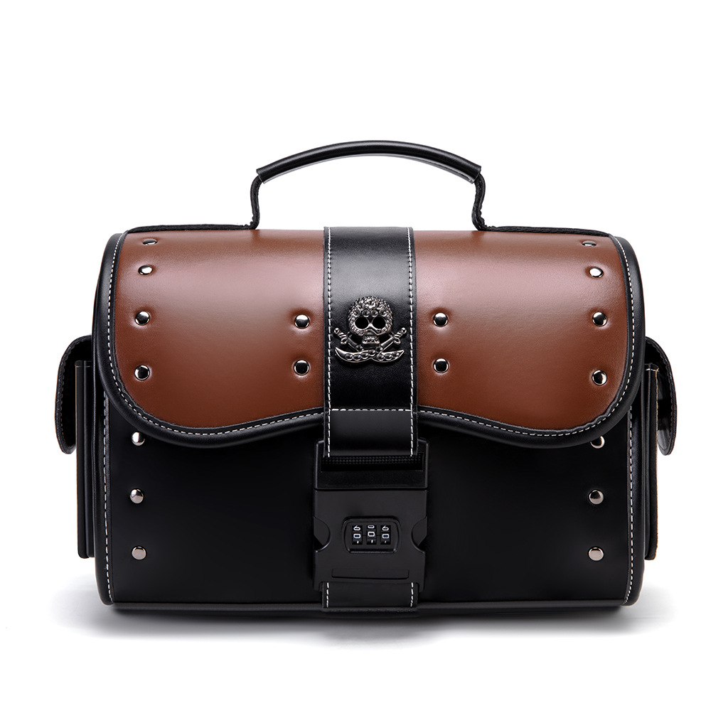 Tas Samping Motor Vintage Moti - Leatherwork Rivets ulasan dan harga