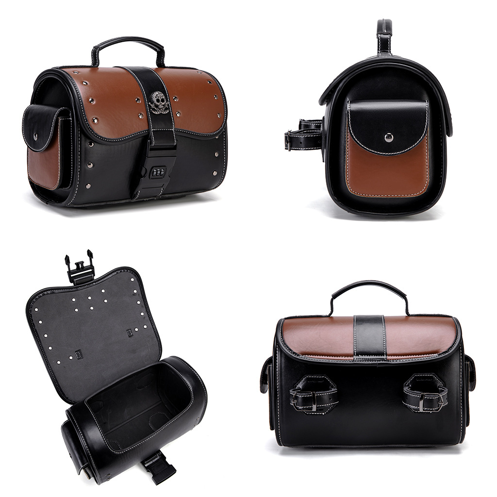 Tas Samping Motor Vintage Moti - Leatherwork Rivets ulasan dan harga