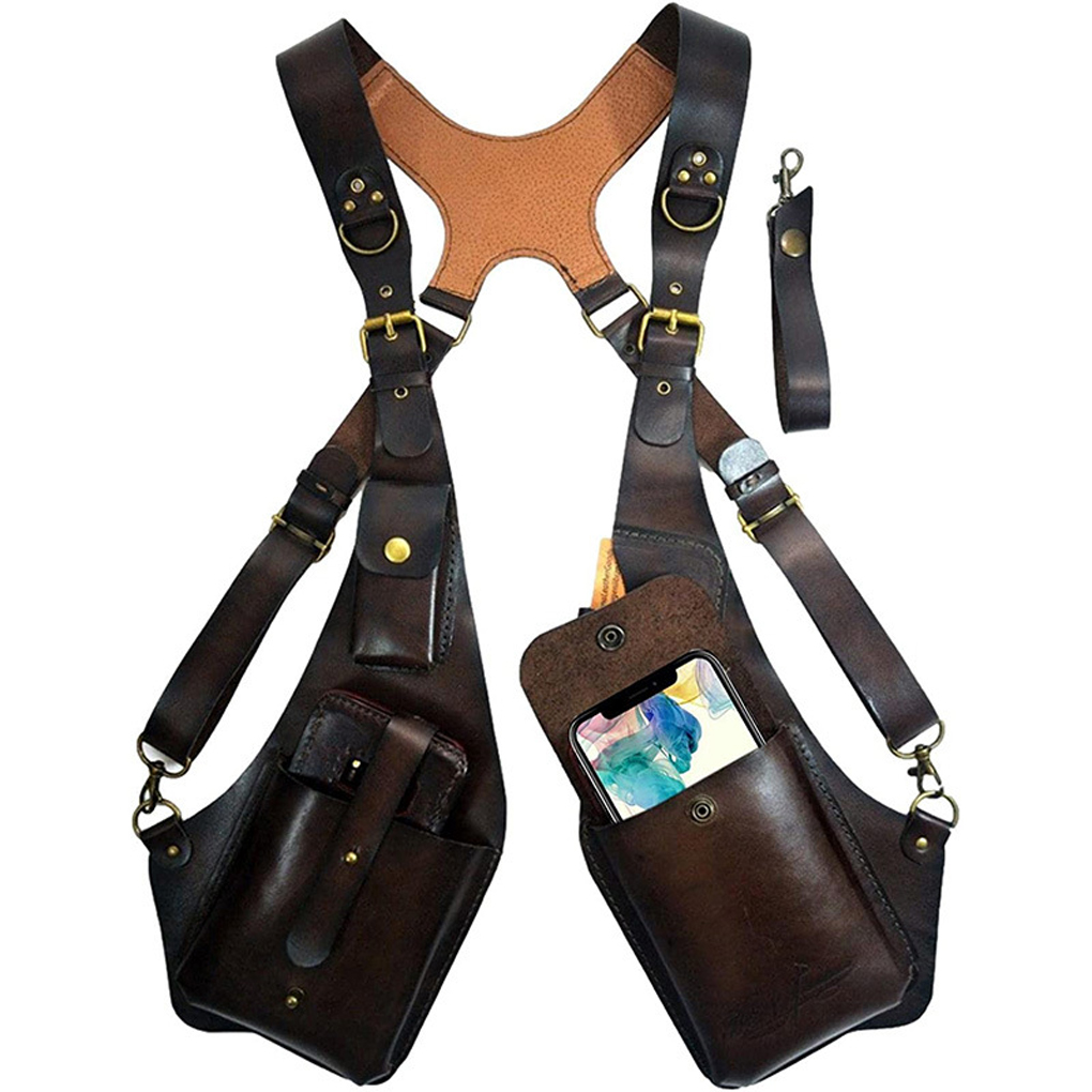 Tas Selempang Kulit Anti Malin - Leatherwork Rivets ulasan dan harga