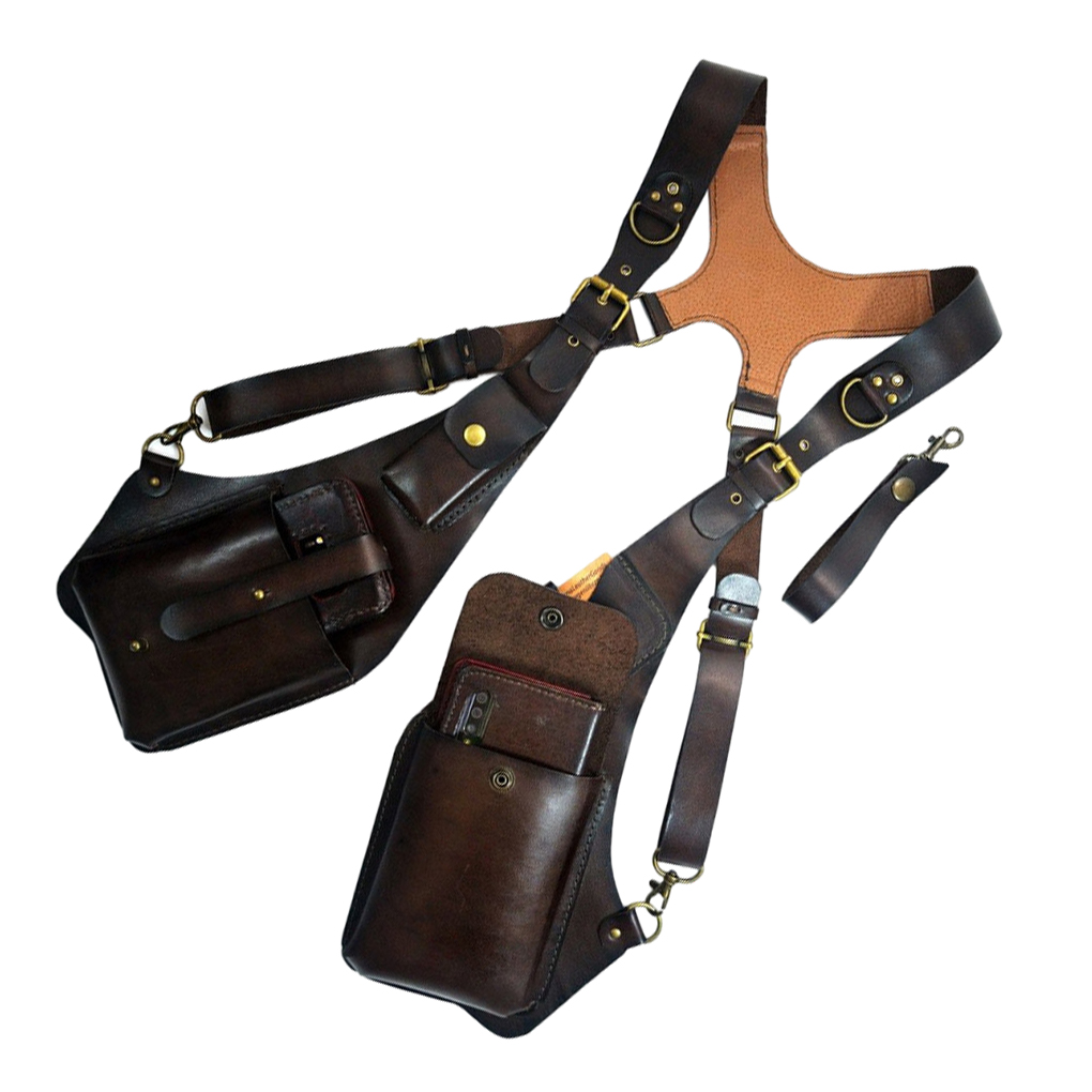 Tas Selempang Kulit Anti Malin - Leatherwork Rivets ulasan dan harga