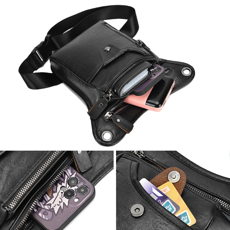 Tas Pinggang Kulit Pu Antik Ta - Leatherwork Fasteners ulasan dan harga