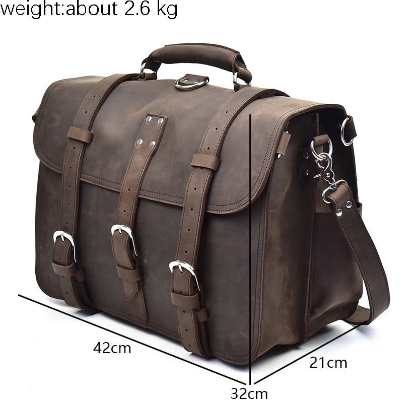 Ransel Laptop Kulit Crazy Hors - Leather Work Rucksack ulasan dan harga