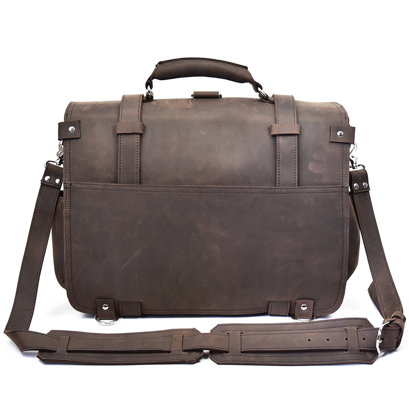 Ransel Laptop Kulit Crazy Hors - Leather Work Rucksack ulasan dan harga