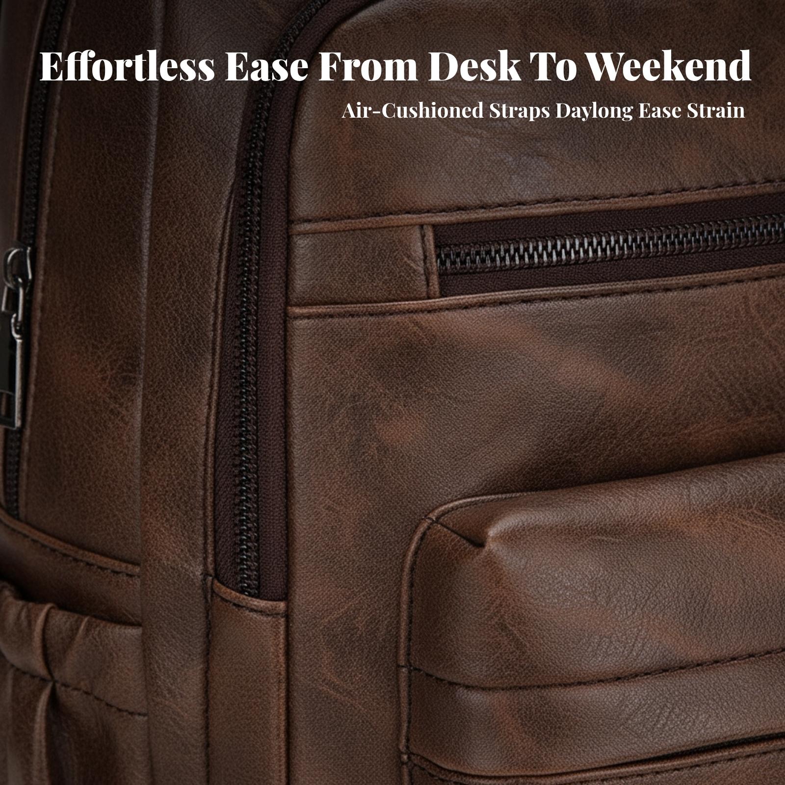 Ransel Pria Tahan Air dengan K - Leather Work Rucksack ulasan dan harga