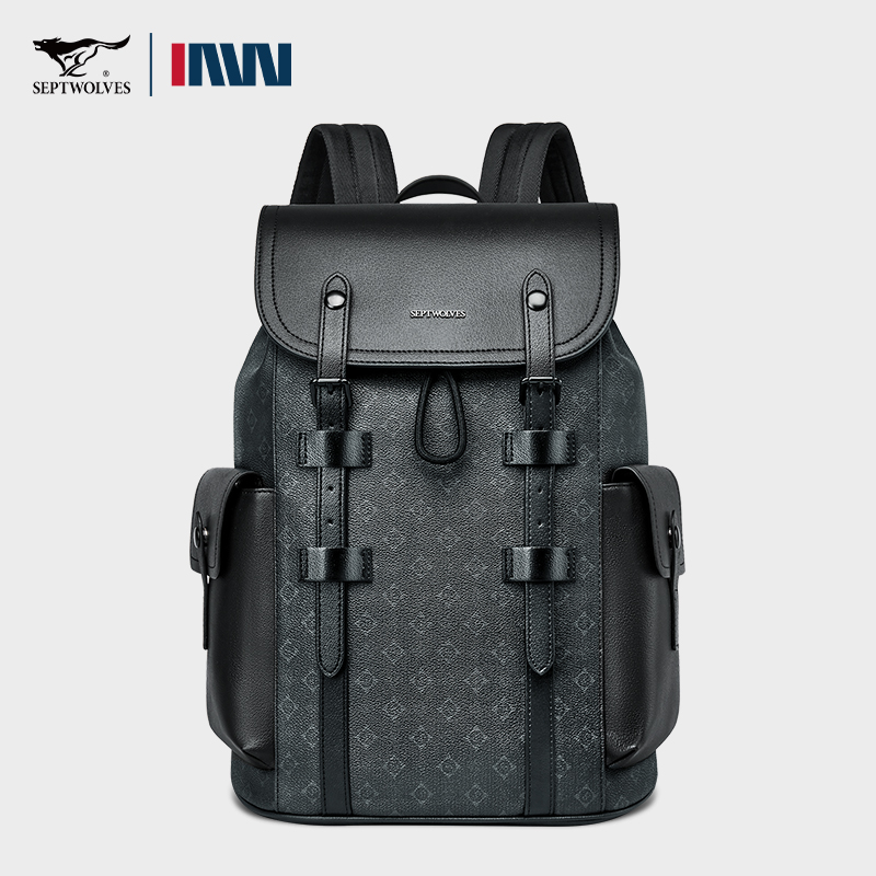 Septwolves Ransel Kulit Cetak  - Leather Work Rucksack ulasan dan harga