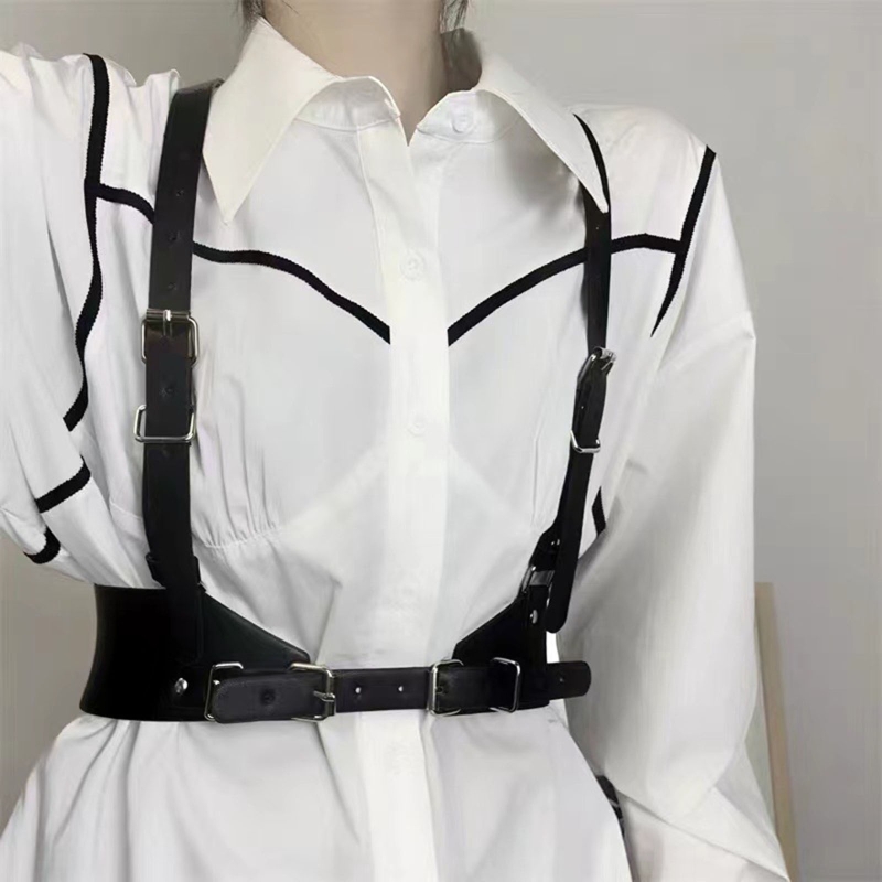 Sabuk Pengaman Kulit Punk Sabu - Leather Work Harness ulasan dan harga