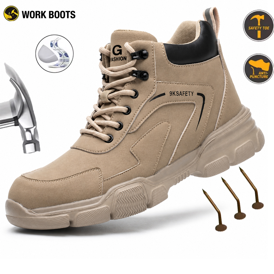 Sepatu Keselamatan Pria Sepatu - Leather Work Factory ulasan dan harga