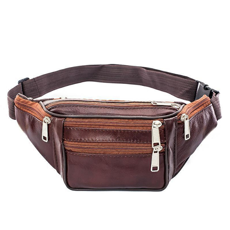 Tas Pinggang Kulit PU Pria, Ta - Leatherwork Fasteners ulasan dan harga