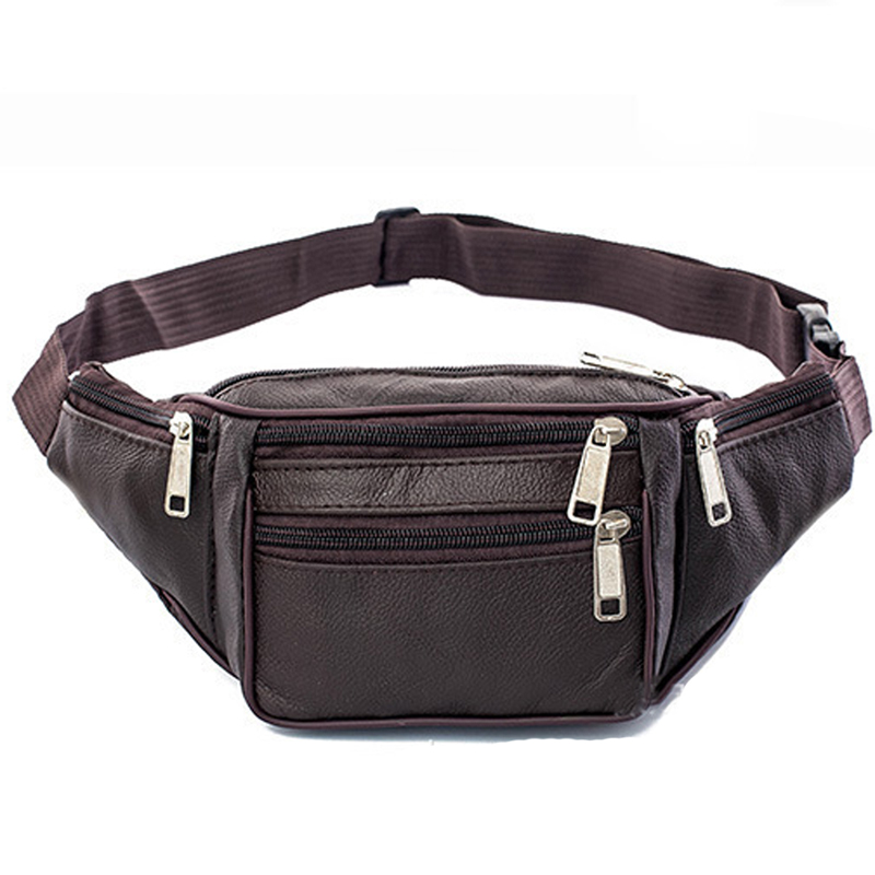 Tas Pinggang Kulit PU Pria, Ta - Leatherwork Fasteners ulasan dan harga