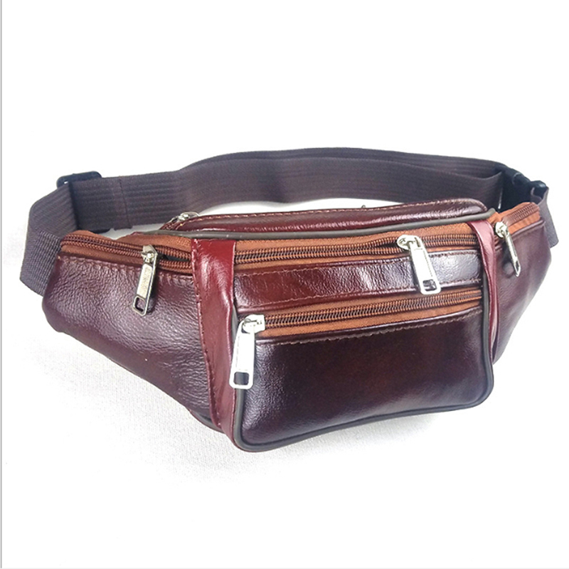 Tas Pinggang Kulit PU Pria, Ta - Leatherwork Fasteners ulasan dan harga