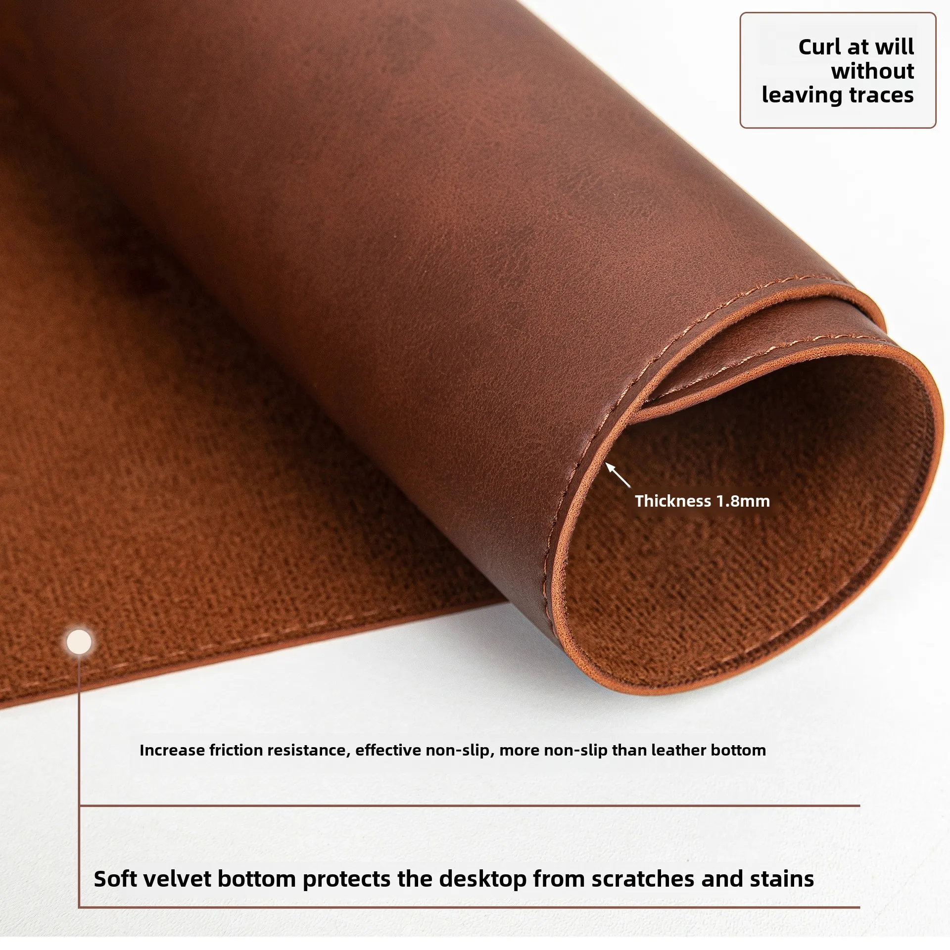 Alas Meja Tahan Air PU Alas Mo - Leatherwork Table ulasan dan harga